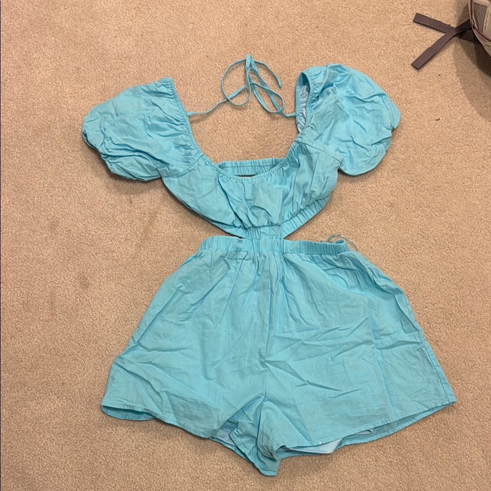 Blue Romper